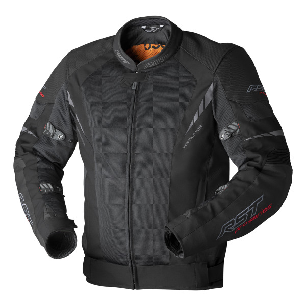 RST RST Pro Series Ventilator D3O Textile Jacket Black/Black